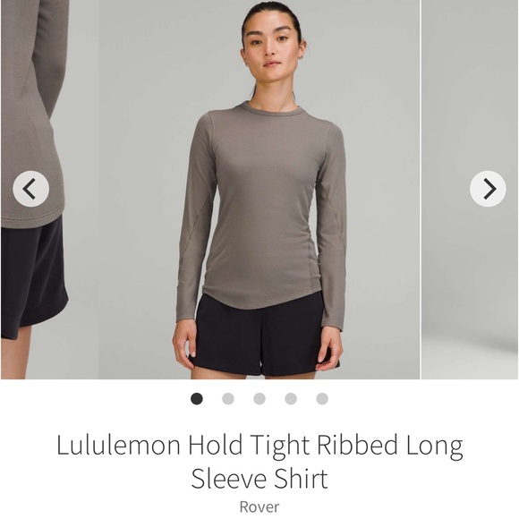 lululemon athletica Tops - New without tags lululemon hold tight long sleeve - riverstone size 12